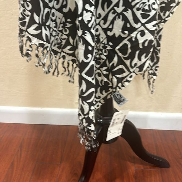 NEW! Nordstrom Buster 'N Boji Batik Print Blanket Scarf Swim Cover Up Pareo - Picture 3 of 10